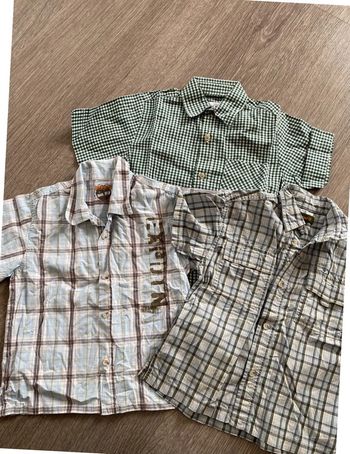 Lot de 3 chemises t4 ans 2 timberland 1 printemps