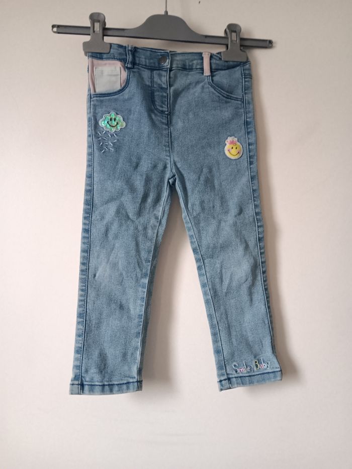 Jean smiley baby fille 3ans