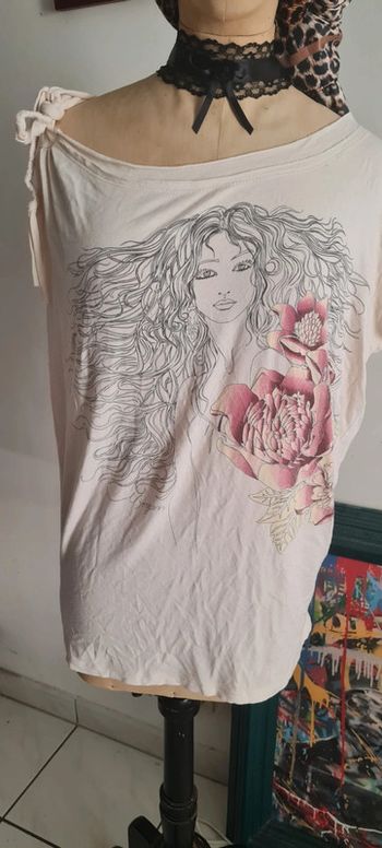 T shirt Morgan M femme vintage