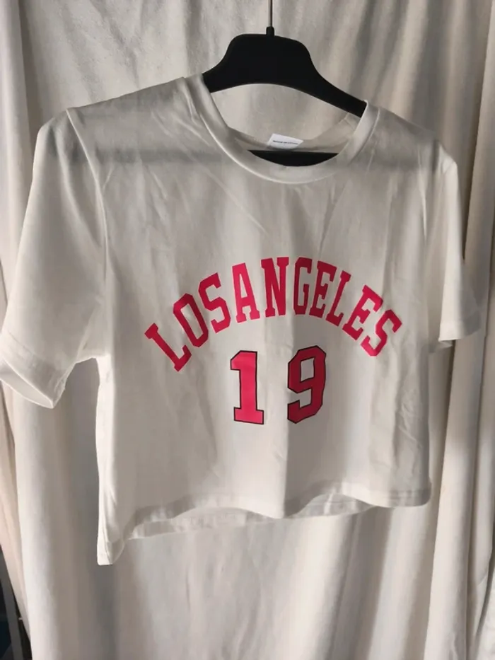 T-shirt blanc court 12 ans