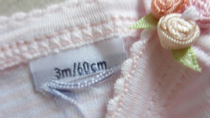 Lot de 2 bodies fille 3 mois - photo numéro 2