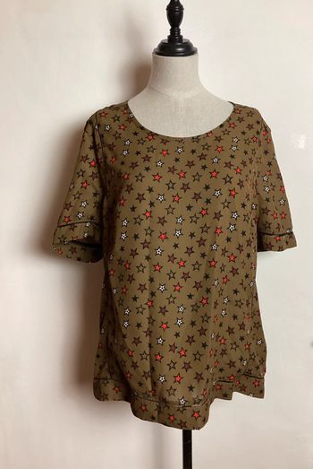 Blouse kaki avec des étoiles Scotch&Soda 38