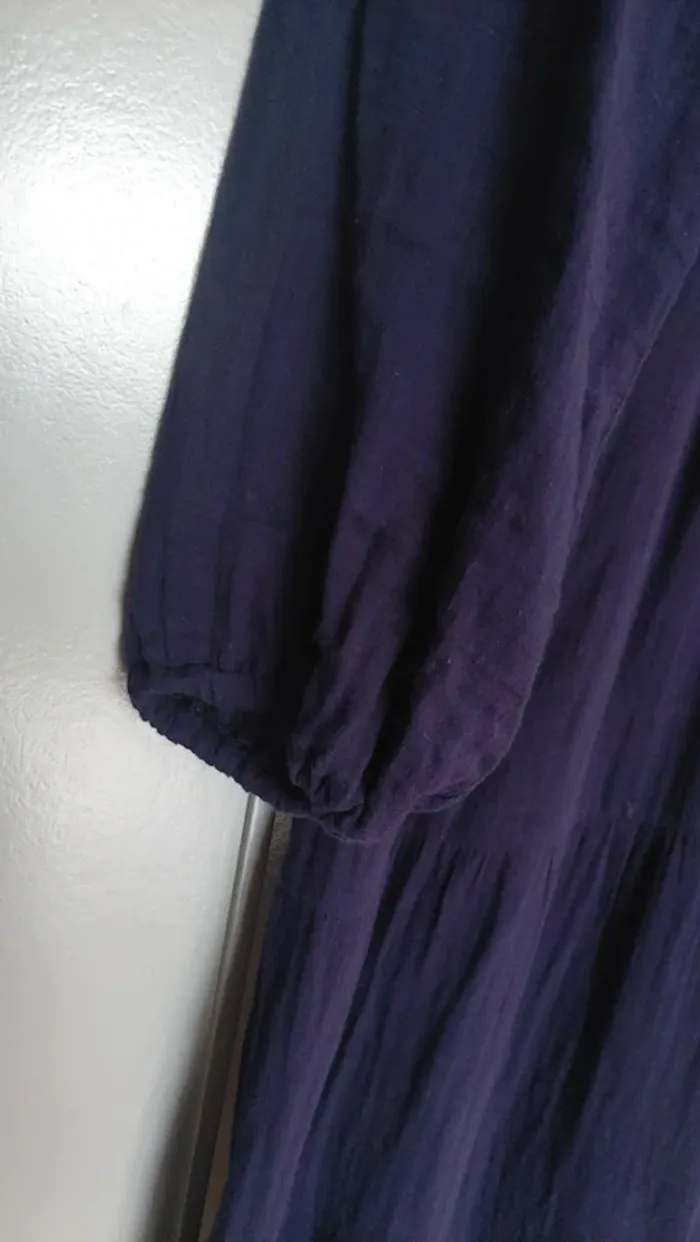 Robe longue violette d'été - photo numéro 3