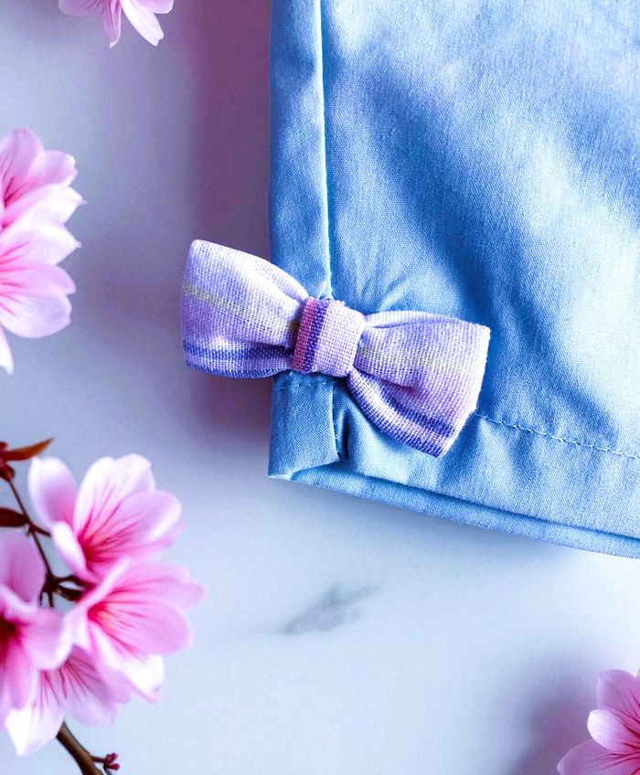 SERGENT MAJOR - NEW - 2P BÉBÉ FILLE DETAIL POMPONS, NOEUDS & BRODERIES FLEURS 3M - photo numéro 8