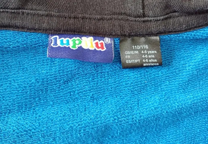 Sweat zippé à capuche Lupilu 4/6 ans - photo numéro 3