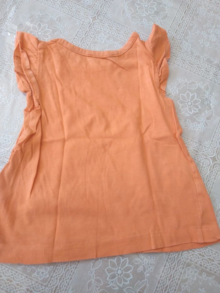 Tee-shirt orange 3 ans - photo numéro 3