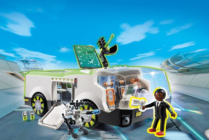 PLAYMOBIL 6692  Super 4  Camion de mission Techno Caméléon Avec agent Gene - photo numéro 2