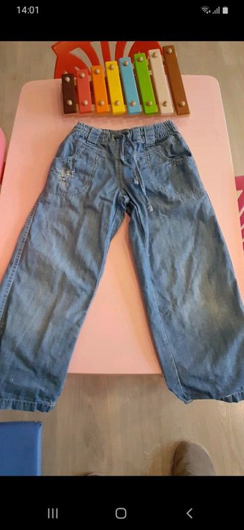 Jean taille élastique