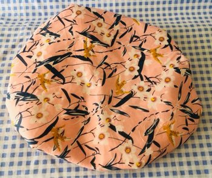 bonnet satin et coton reversible - photo numéro 2