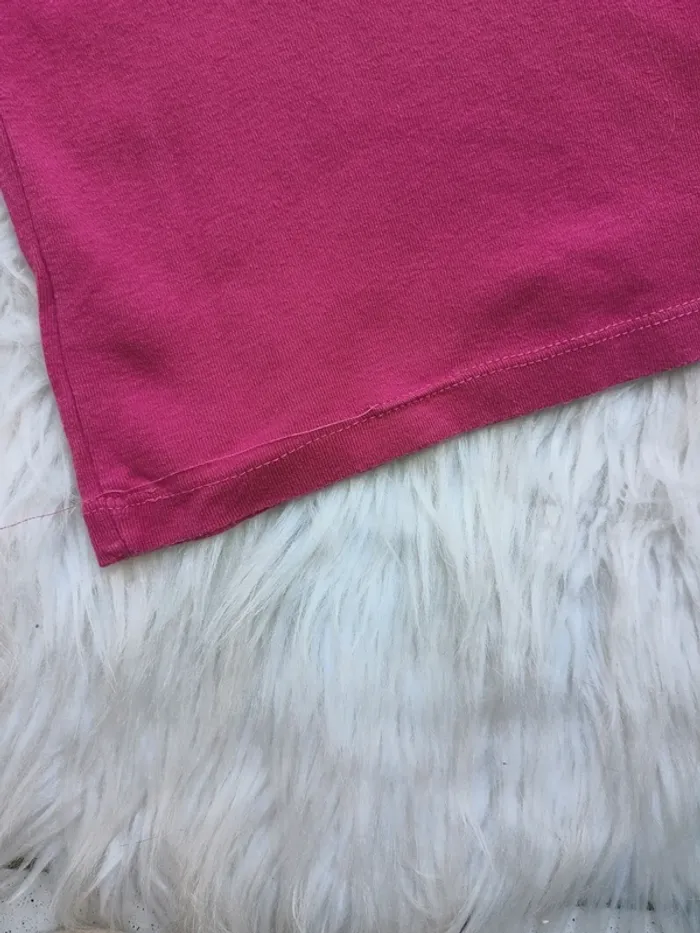 T shirt manches courtes rose 8-9ans - photo numéro 2