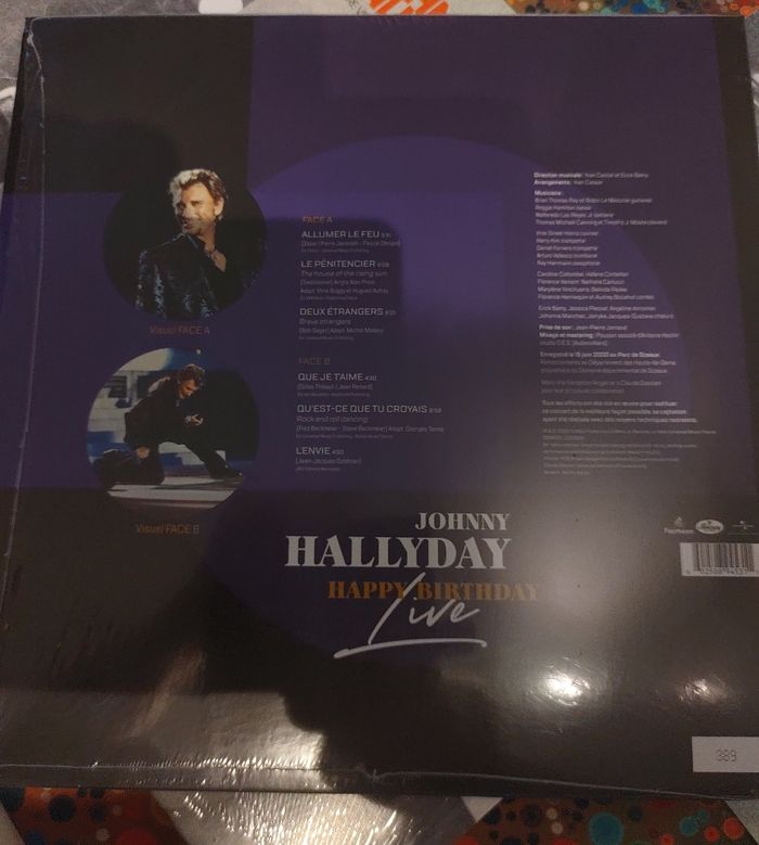 Vinyl johnny Halliday 33T - photo numéro 2