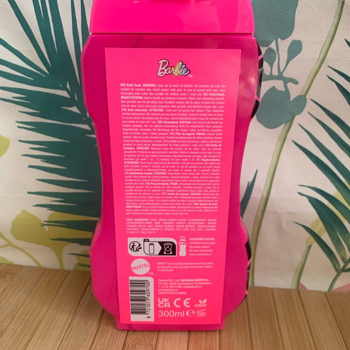 Mousse de bain barbie
