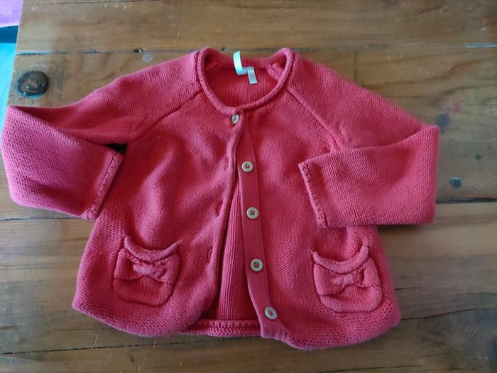 Gilet 36 mois ourson dans dos