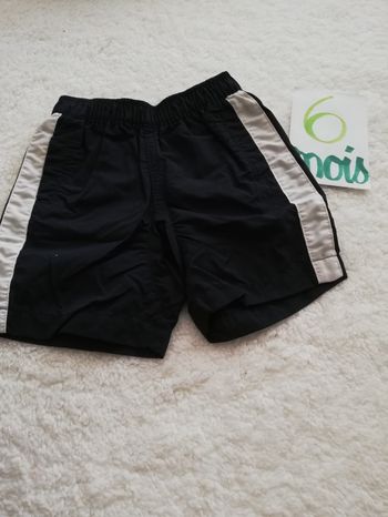 Short noir garçon 6 mois