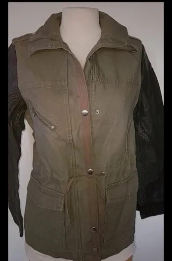 Veste kaki et noir h&m taille 34