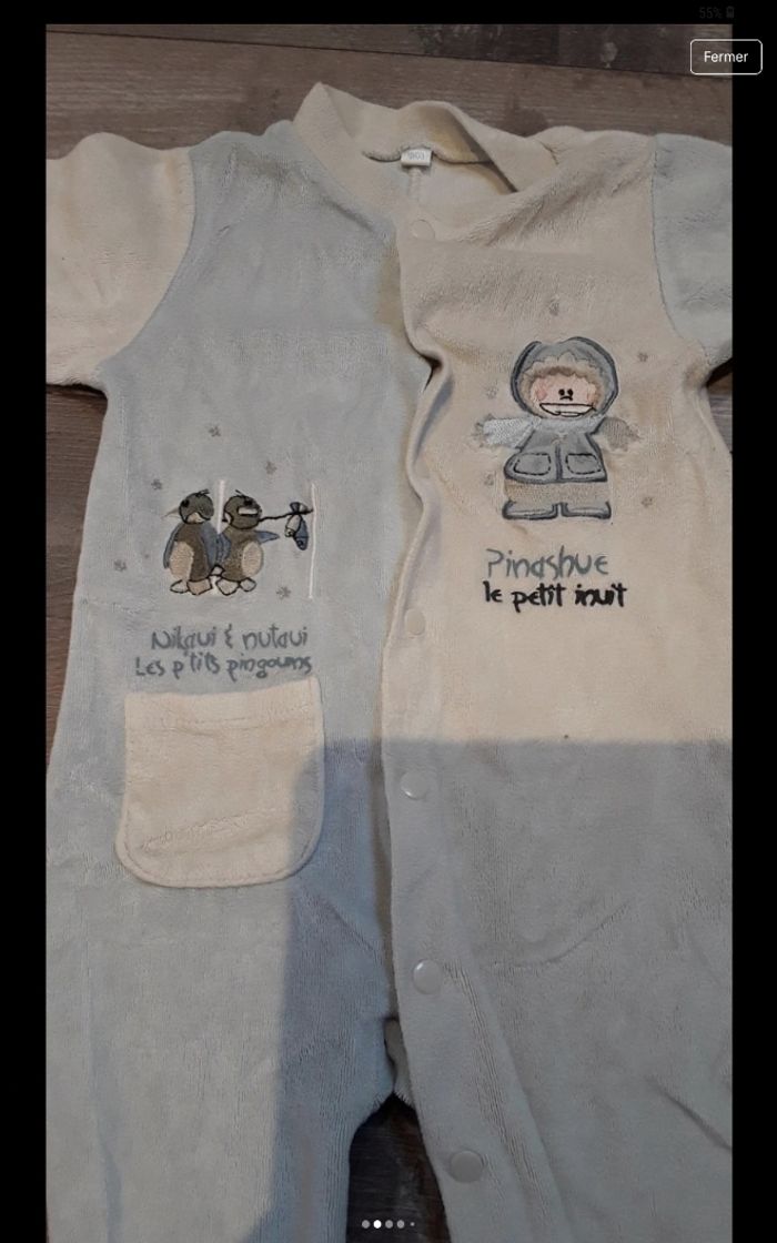 Grenouillere pingouin - photo numéro 2