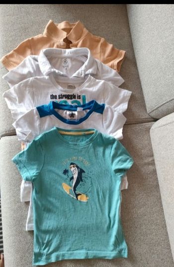 Lots de t-shirts enfant