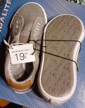 Chaussures toile garçon okaidi neuves