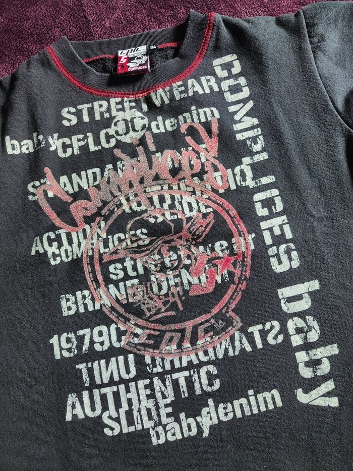 Sweat noir écritures Complices garçon 8 ans - photo numéro 3