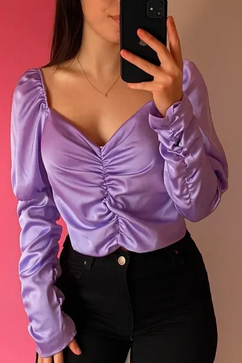 Top satiné