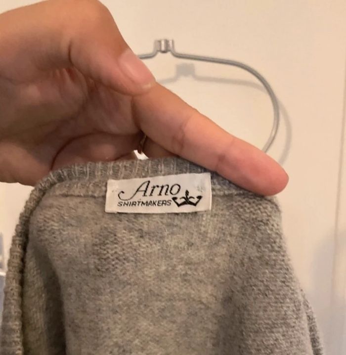 Pull laine gris - photo numéro 2