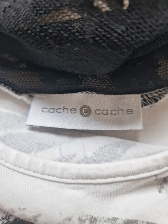 Tshirt Cache-Cache taille S - photo numéro 5