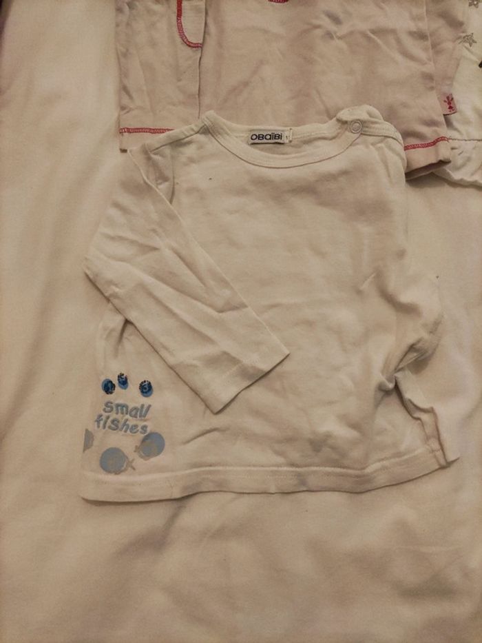 Lot t shirt manches longues 12 mois - photo numéro 4
