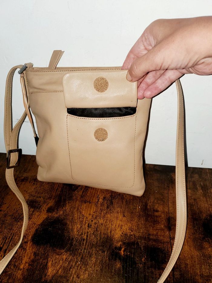 Sac à bandoulière cuir Tula Vintage . - photo numéro 3
