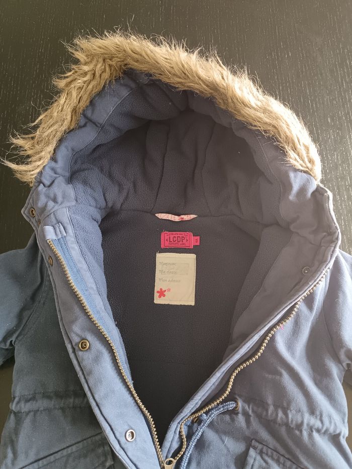 Manteau à capuche fille La Compagnie des Petits 4 ans - photo numéro 3