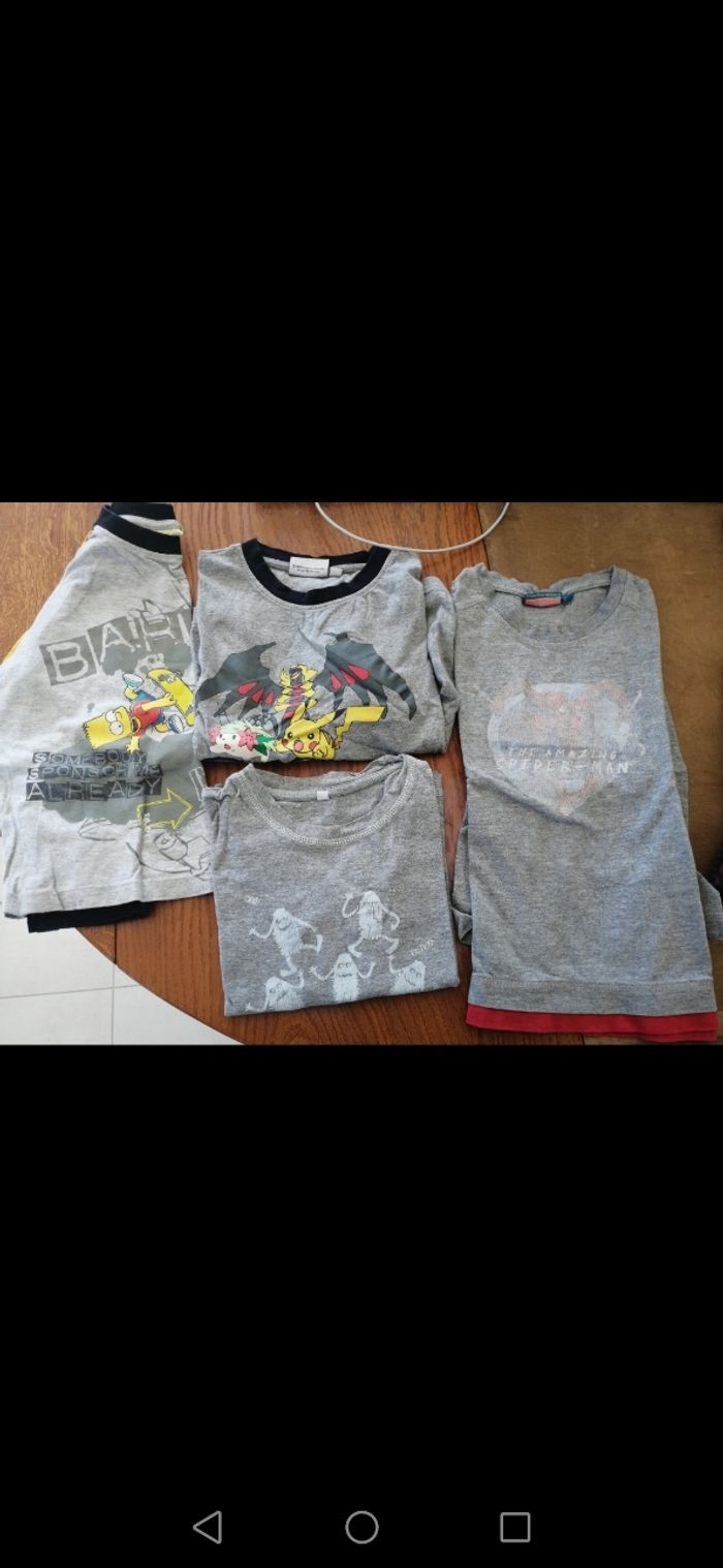 Lot de 4 t-shirts 5 ans