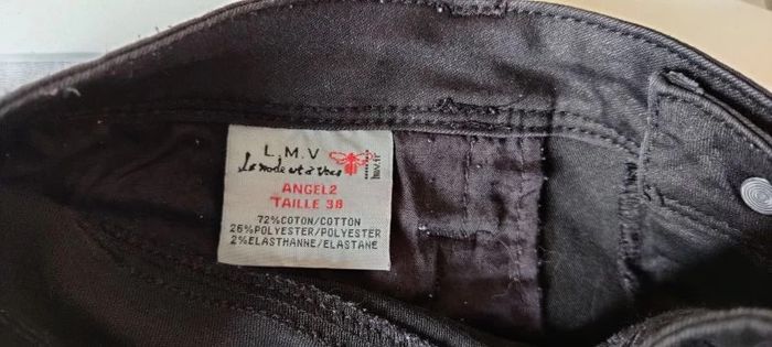 Jupe LMV noire taille 38 - TBE - photo numéro 9