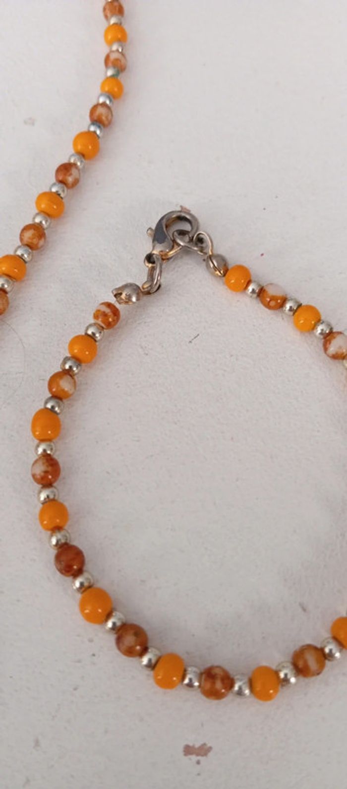 Parure vintage orange - photo numéro 4