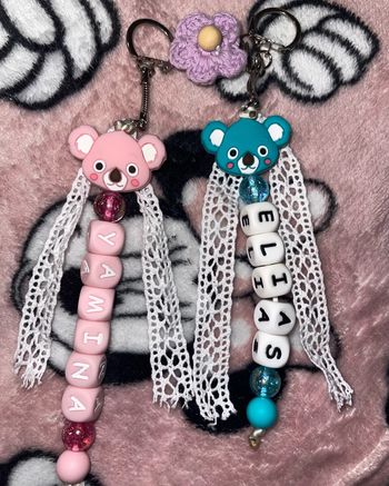 Porte clés silicone au choix