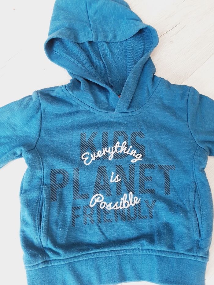 Vêtement garçon pull à capuche Tissaia 3 ans