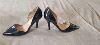 Talons noir brillants 38