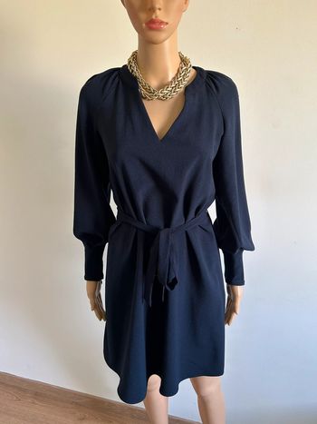 Robe bleue marine neuve à manches longues Naf Naf taille 34 (valeur 60€)