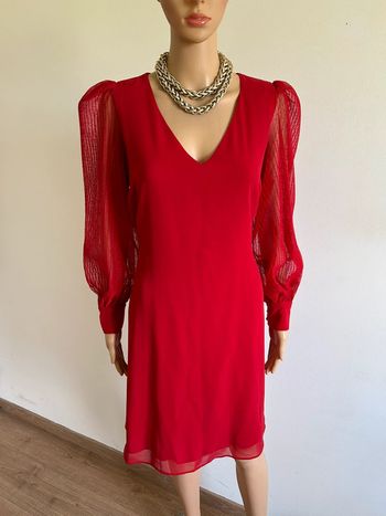 Robe rouge neuve à manches longues Naf Naf taille 36 (valeur 60€)