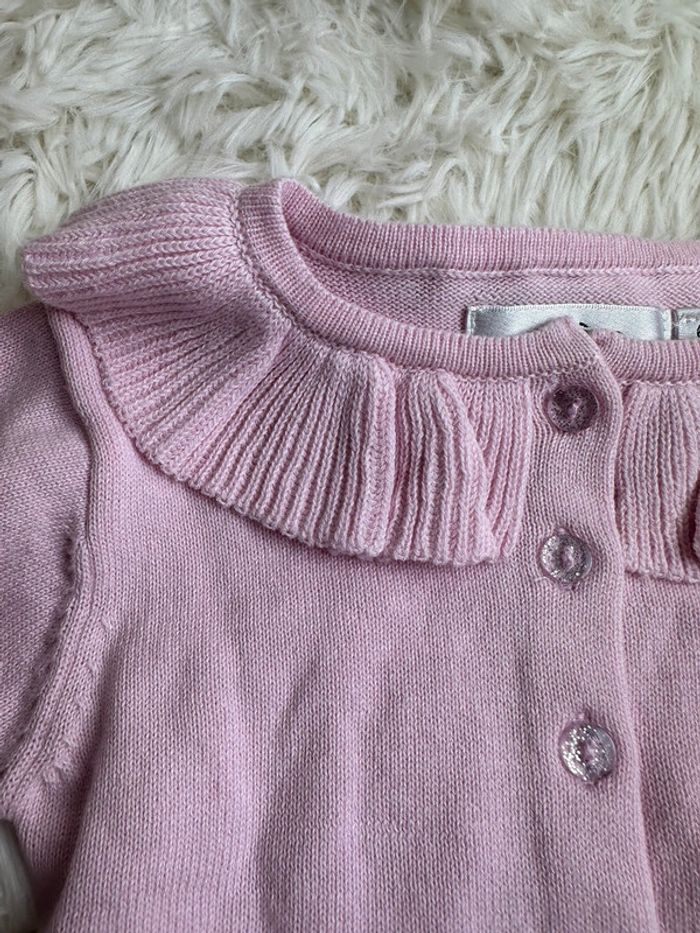 🌸 Boléro rose Marèse – Taille 6 mois - photo numéro 2