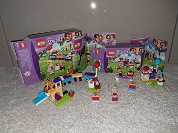 Lego Friends - Le train des animaux - 41111 et Le goûter du chiot - 41112
