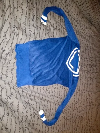 Pull mim xs paillettes bleu