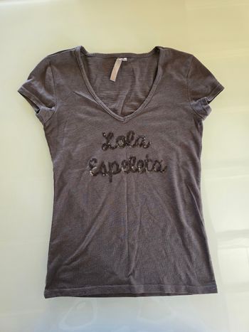 Tshirt Lola espeleta gris