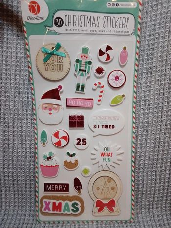 Stickers de Noël 3D