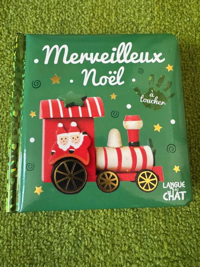 Lot de 2 livres à toucher Noël - photo numéro 3