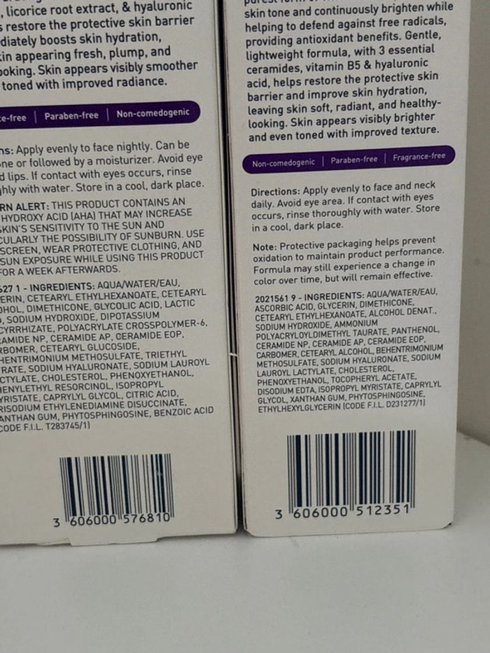 CeraVe : Soin exfoliant de nuit régénérant + Sérum Vitamine C - photo numéro 4