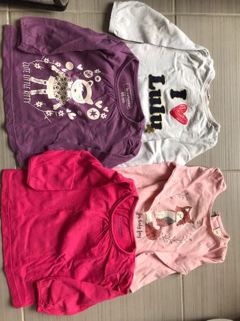Lot sous pull bébé fille