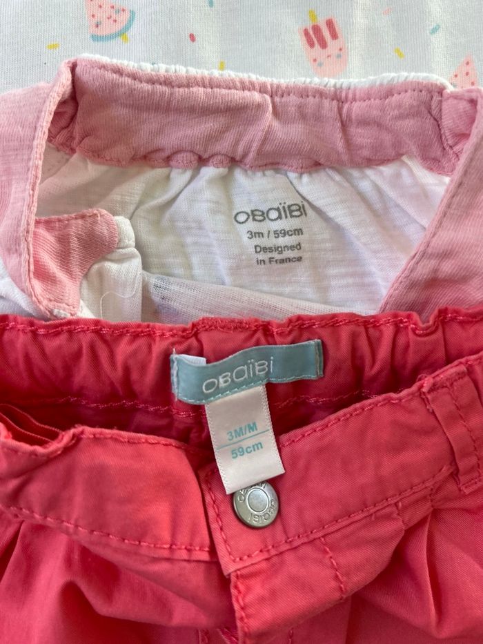 Ensemble été bébé fille - photo numéro 2