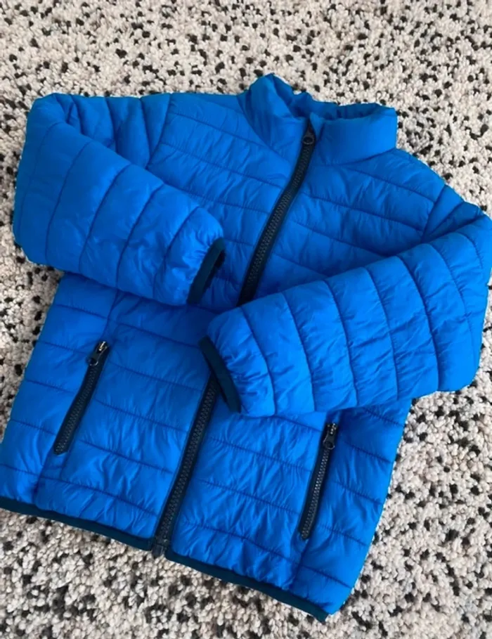 Doudoune bleue lupilu 4 ans - photo numéro 4