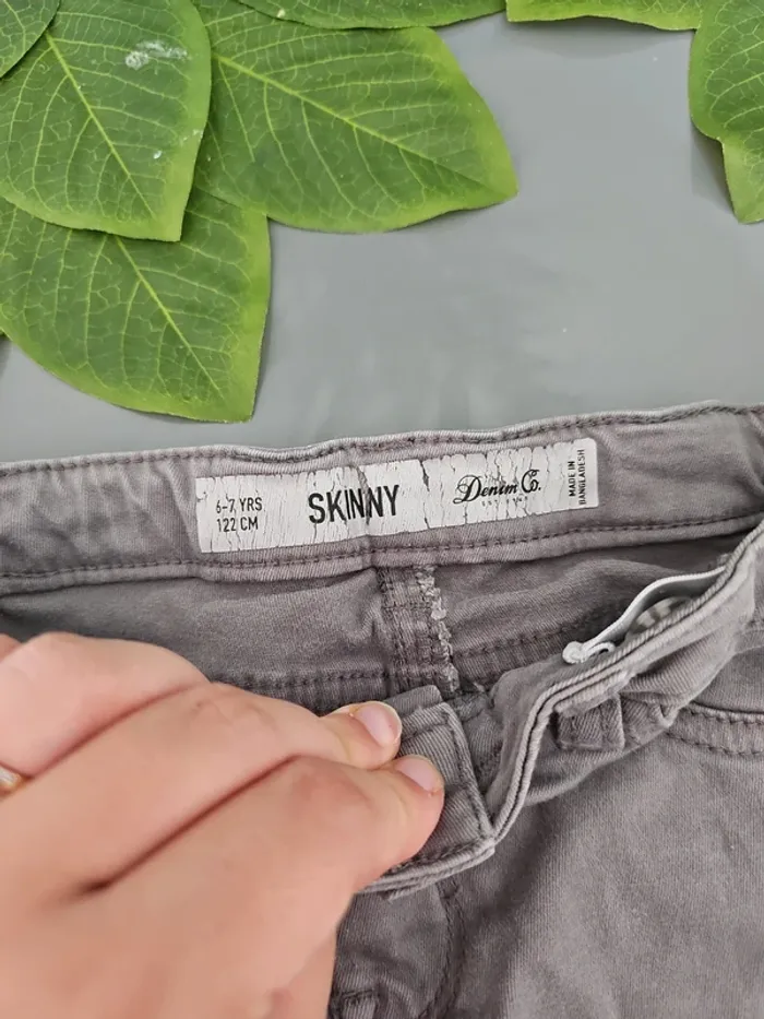 Jean skinny gris 6/7 ans - photo numéro 6