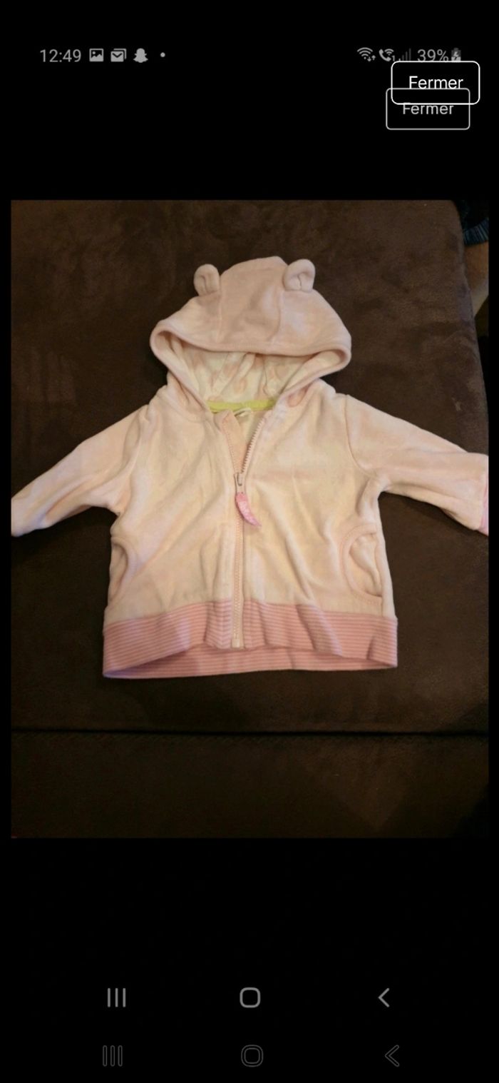 Gilet fille 3mois