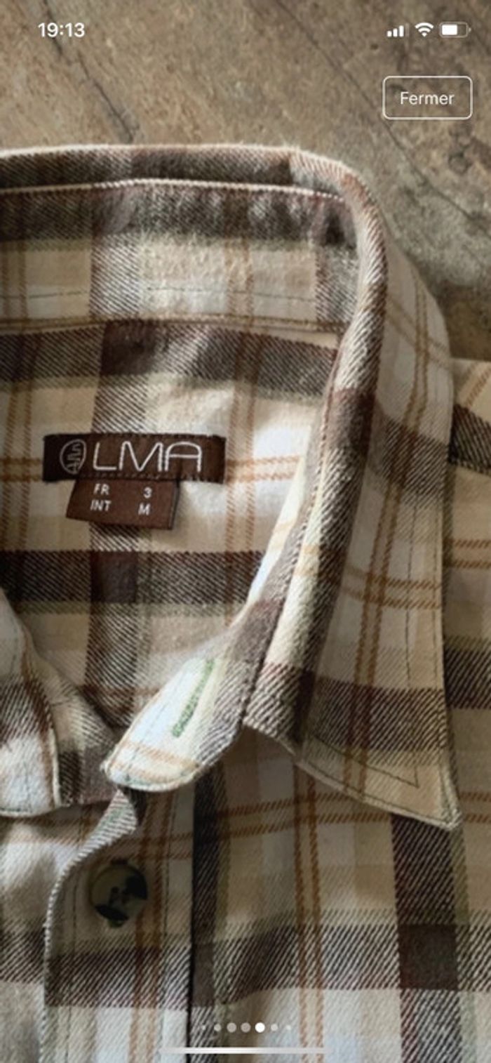 Chemise à carreaux manches longues - photo numéro 6